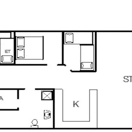 Hébergement de vacances 6 Person In Nørre Nebel